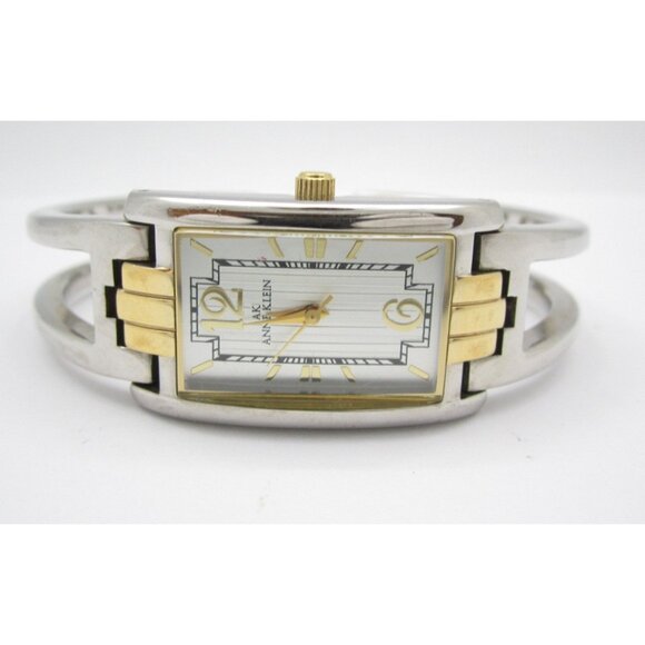 Women Anne Klein Quartz WR Analog 20mm Bangle Watch (H939) "New Battery" - Picture 1 of 7